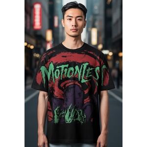 New Motionless In White T-shirt Mens Black Zombie Graveyard XS